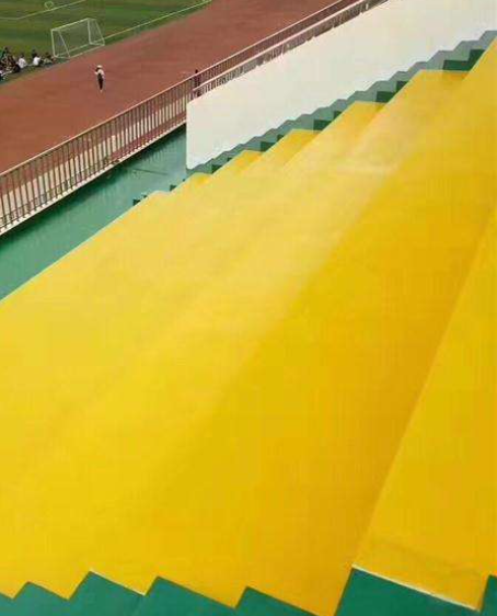 北戴河球场台阶翻新修补改造